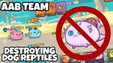 Destroying the DOG REPTILES Using DOUBLE ANEMONE | Axie Infinity Gameplay
