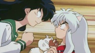 [InuYasha] Anjing menjalani kehidupan modern sehari-hari: menjemput Kagome, mengelus kucing, dan mak