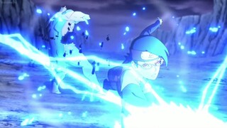 Sarada Activates Her Sharingan And Uses Chidori To Defeats Boro