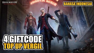 4 GIFTCODE Terbaru Devil May Cry Server ASIA | Devil May Cry: Peak of Combat (Android/iOS)