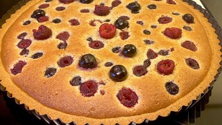 Fruit and almond tart_Công thức bánh tart hạnh nhân hoa quả thơm ngon_Bếp Hoa