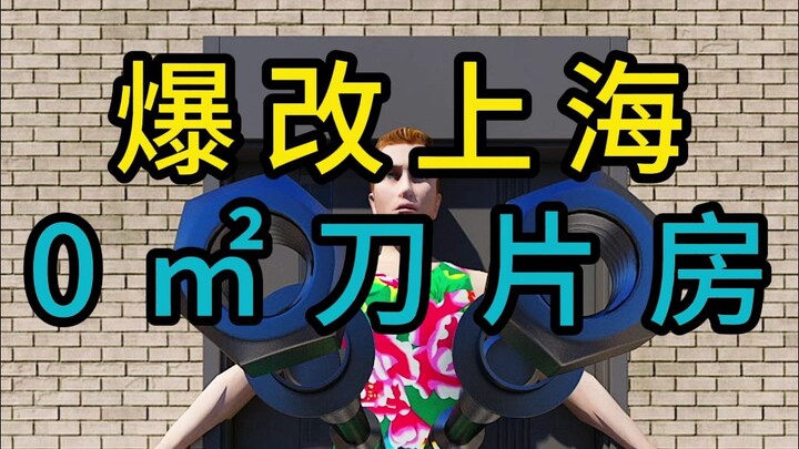 爆改上海0平米刀片房