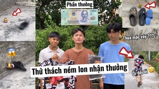 Cười ra nước mắt với thử thách ném lon nhận thưởng , thua mặc váy ra đường | Đỗ Đạt Official