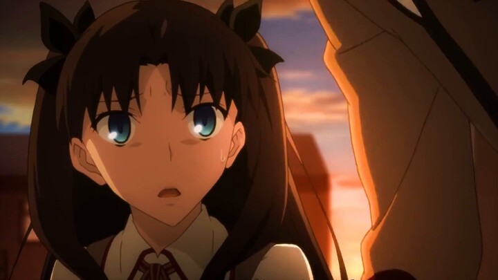 Unlimited Blade Works: The mysterious Servant arrives, Shirou Emiya and Rin Toosaka form an alliance
