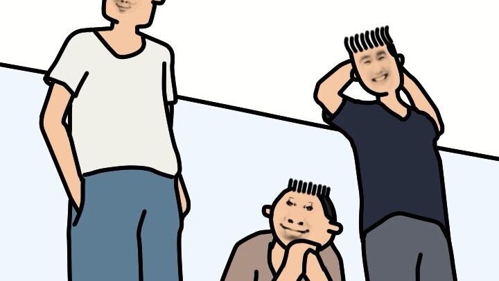 Situasi saat ini anak laki-laki yang berdiri di sudut sebagai hukuman