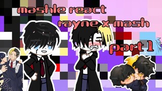 mashle react rayne x mash (ship) part 1 🇻🇳