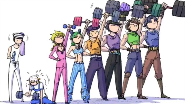 คุณรู้สึกว่าสถานะของ JoJo หดเล็กลงเรื่อยๆ ในแต่ละรุ่นหรือเปล่า หรือเป็นเพียงการเปลี่ยนแปลงสไตล์การวา