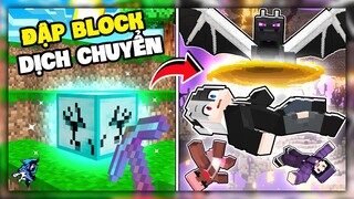 Minecraft nhưng Bạn Sẽ Bị Dịch Chuyển Mỗi Khi Đào Block | Siro Dạy Noob Ruby Tiêu Diệt Rồng