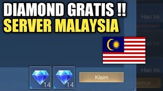 AMBIL DIAMOND GRATIS SERVER MALAYSIA !! BURUAN SEBELUM HABIS