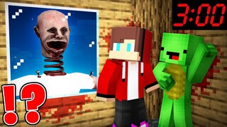 Why Scary COILHEAD.EXE From LETHAL COMPANY ATTACK HOUSE JJ and Mikey At Night in Minecraft - Maizen