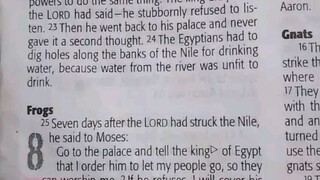 Daily Verse.                  Exodus 8:1-4