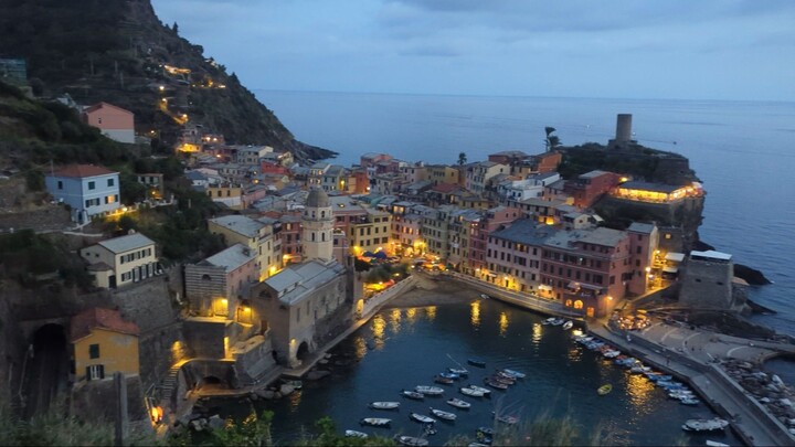 Night Scene of Vernazza village, Cinque Terre