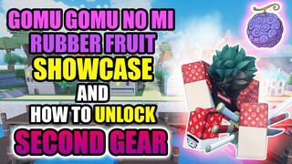 Gomu Gomu no Mi Fruit and Second Gear Showcase in A One Piece Game