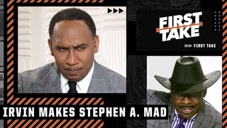 Michael Irvin makes Stephen A. MAD 😡 by bragging about the Cowboys' win vs. the Falcons | First Take