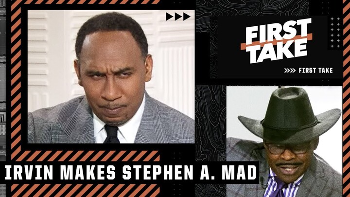 Michael Irvin makes Stephen A. MAD 😡 by bragging about the Cowboys' win vs. the Falcons | First Take