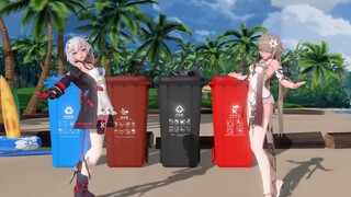 [Honkai Impact 3-MMD] Pemilahan sampah dimulai dari saya. Jika saya bisa melakukannya, Anda juga bis