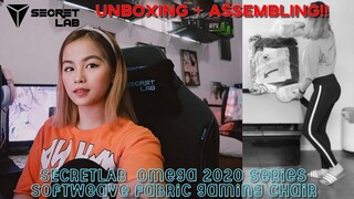 Secretlab Omega 2020 SoftWeave UNBOXING & ASSEMBLING!!!