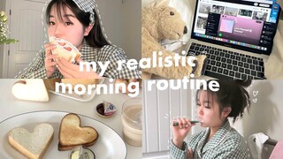 my very REALISTIC morning routine🍰