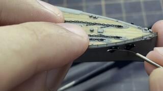 【无敌号】舰船模型的栏杆是提升精密感的利器！