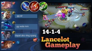 Talo na daw dahil wala mm?😂| Hyper Carry Lancelot | Lancelot MLBB