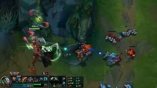 Vincent: One is AFK and two are giving away kills, a classic 2 vs 8, it's really better to queue wel