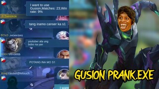 GUSION PRANK.EXE | WINRATE PRANK - 💩💩