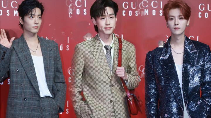 Billkin lần đầu xuất hiện trên thảm đỏ Trung Quốc, cùng sân khấu với Tiêu Chiến và Lộc Hàm