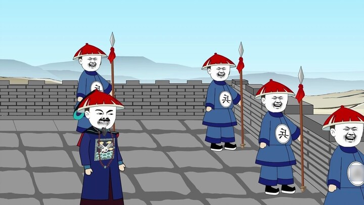 Tentara Ming menerobos Chengdu dan menangkap Hong Chengchou hidup-hidup#Animasi asli#Animasi patung 