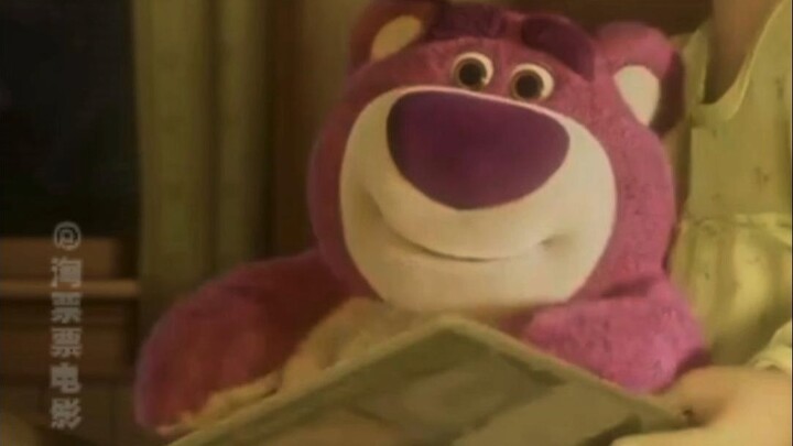 The abandoned Strawberry Bear turns evil—but ends up trapped in the front of a car...