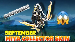 Confirmed!!  Miya Upcoming September 2022 Collector Skin | Choices Reveal soon | MLBB