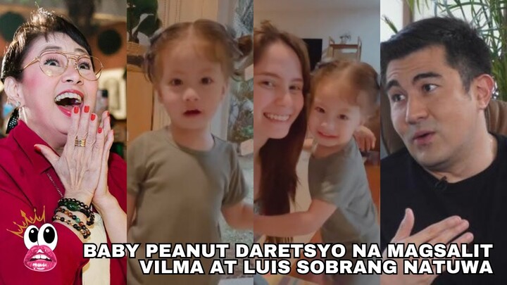 VILMA SANTOS at LUIS NADUROG ANG PUSO sa PAG SASALITA ni BABY PEANUT nang BUMATI ito kay JESSY