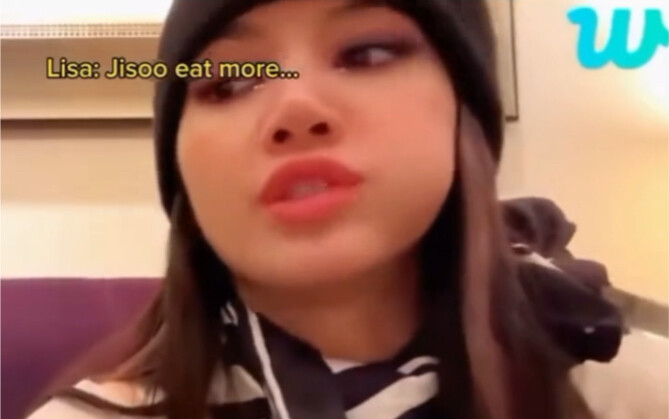 当黑粉说Jisoo太胖了，Lisa直接怼回去！！！