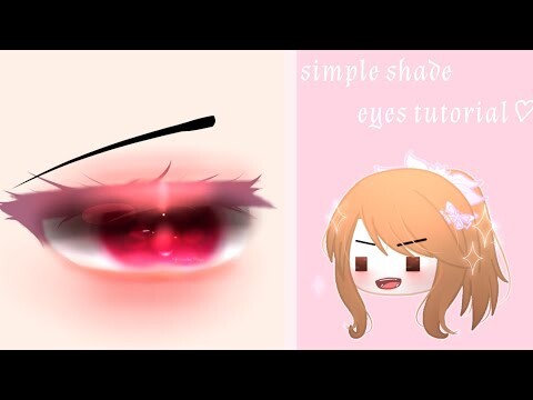 simple shade eyes | tutorial | Gacha club-!✨