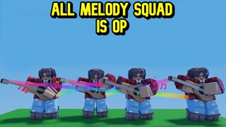 Full Squad of Melodys Is Acutally OP In Roblox Bed Wars