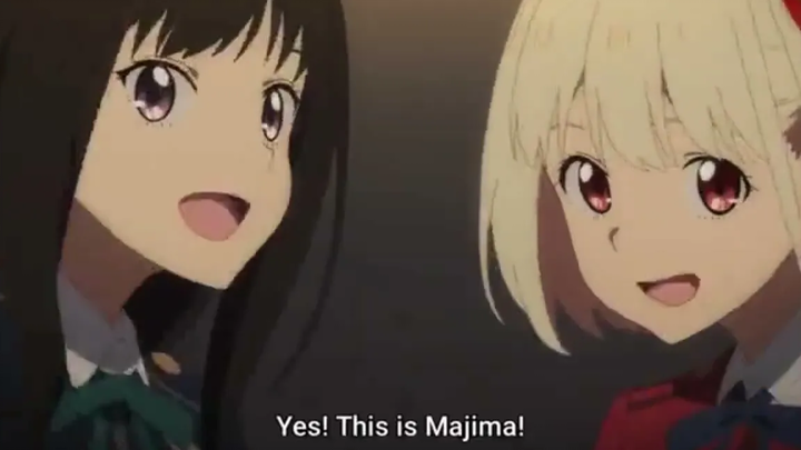 Chisato และ Takina วาด Majima😂😂 ~ Lycoris Recoil ตอนที่ 7 ในภาษาอังกฤษ Sub