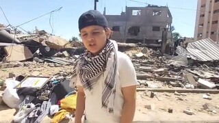 Eminem (Palestine): Rapping in Front of the Ruins of War 