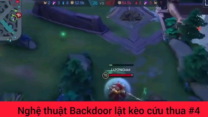 Nghệ thuật Back door lật kèo cứu thua #4