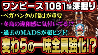 Dr.ベガパンク正体の伏線がヤバい！この島のラスボス判明！？【 ワンピース 1061話 最新話 考察 】 ※ジャンプ ネタバレ 注意