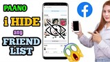 HOW TO HIDE FRIEND LIST ON FACEBOOK / HIDE FACEBOOK FRIEND LIST