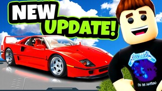 NEW UPDATE Adds a LEGENDARY SUPERCAR in Roblox Car Factory Tycoon!