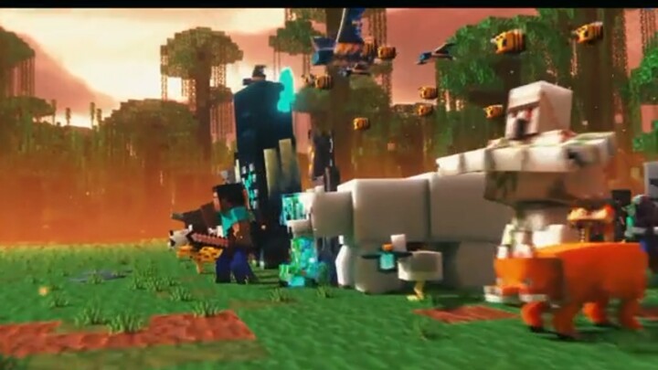 Minecraft: The Nether vs. The Overworld!