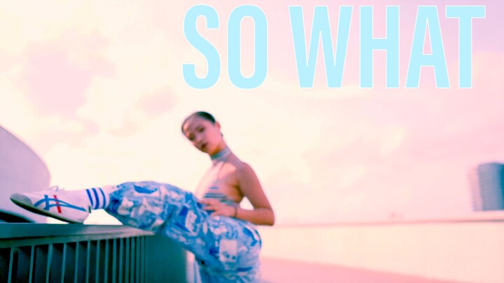 "So What" Japanese newschool simple dance and fancy coat, music by Awich
