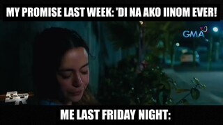 'Yung sinubukan mo namang tigilan ang pag-inom pero 'di keri! | Black Rider