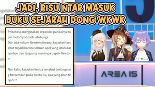 apa yang terjadi jika tupai(risu) dan apel jatuh bersamaan di kepala bapak newton