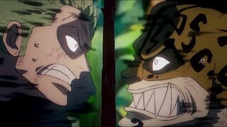 MOMENT ZORO MENGALAHKANN ROB LUCCI