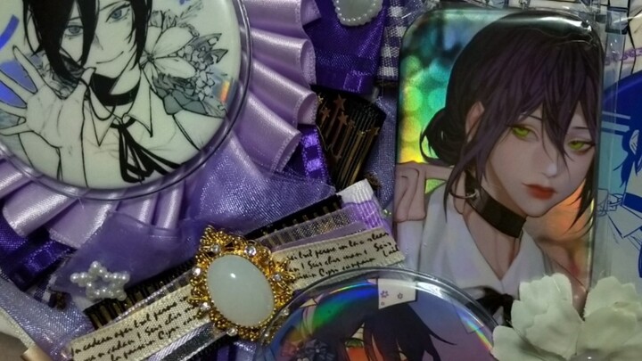 Surrounding unboxing video + Pain Pack show BGM: The surrounding of one last kiss Chainsaw Man and the distorted badge are quite messy! fruit baa www