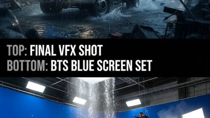 Hollywood VFX Secrets: Ice Monster Scene - Final vs Blue Screen BTS!