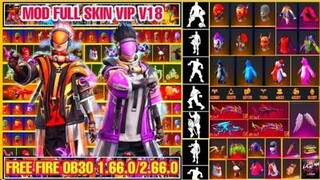 HƯỚNG DẪN MOD SKIN FREE FIRE OB30 V18 VIP  - MOD SKIN QUẦN ÁO ,  MOD SKIN SÚNG , PET , BOM KEO🇻🇳