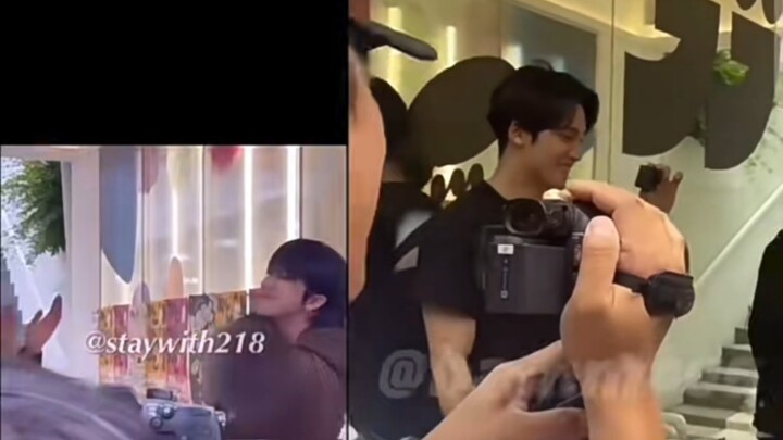 หมิงหาวถูกแฟนคลับกอด แต่คิมมินกยู…