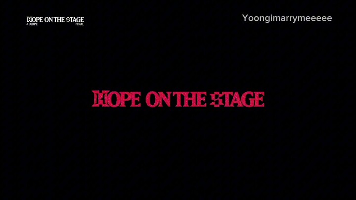 Day1 HOPE ON THE STAGE (Final Part 1)